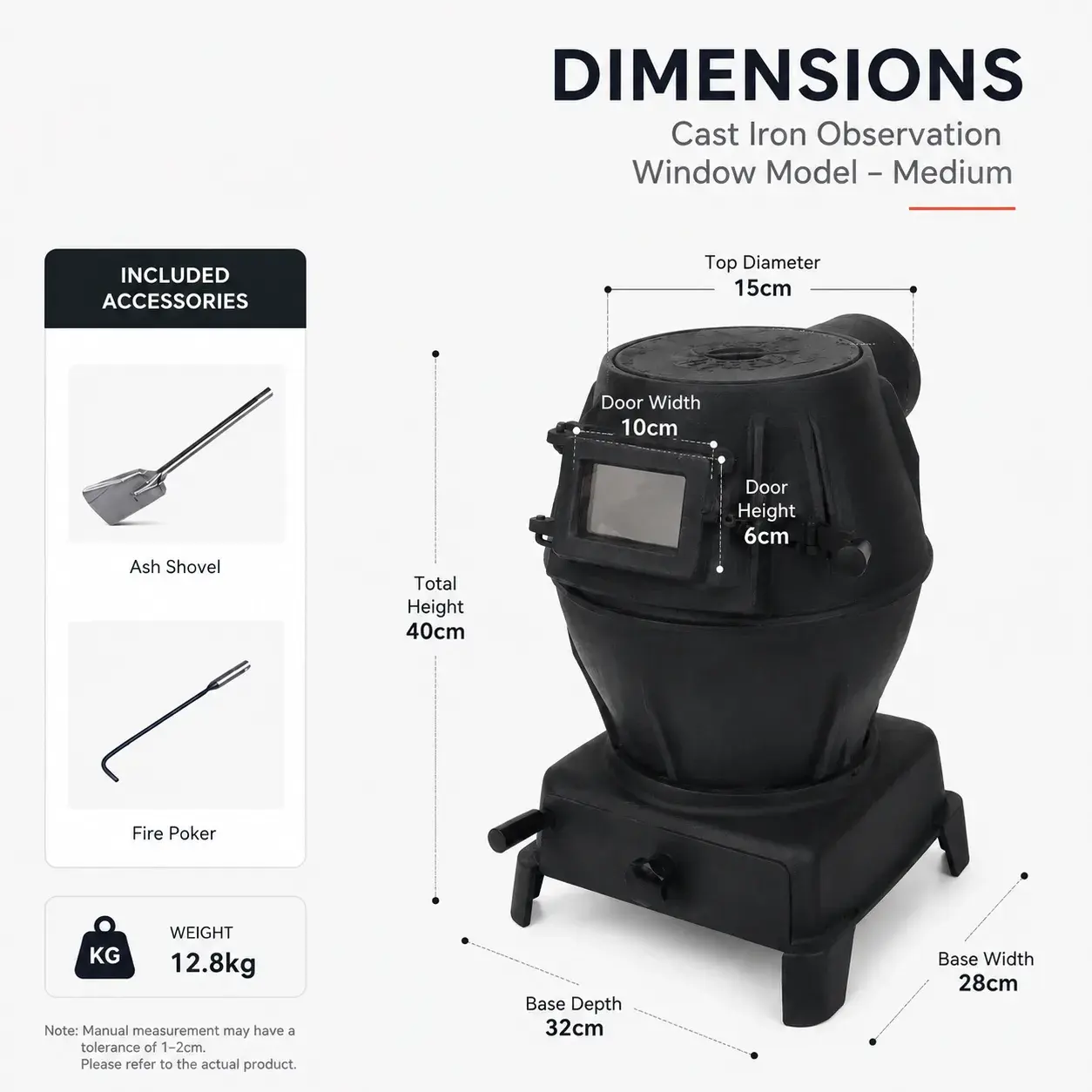 Camping Heater specification 1