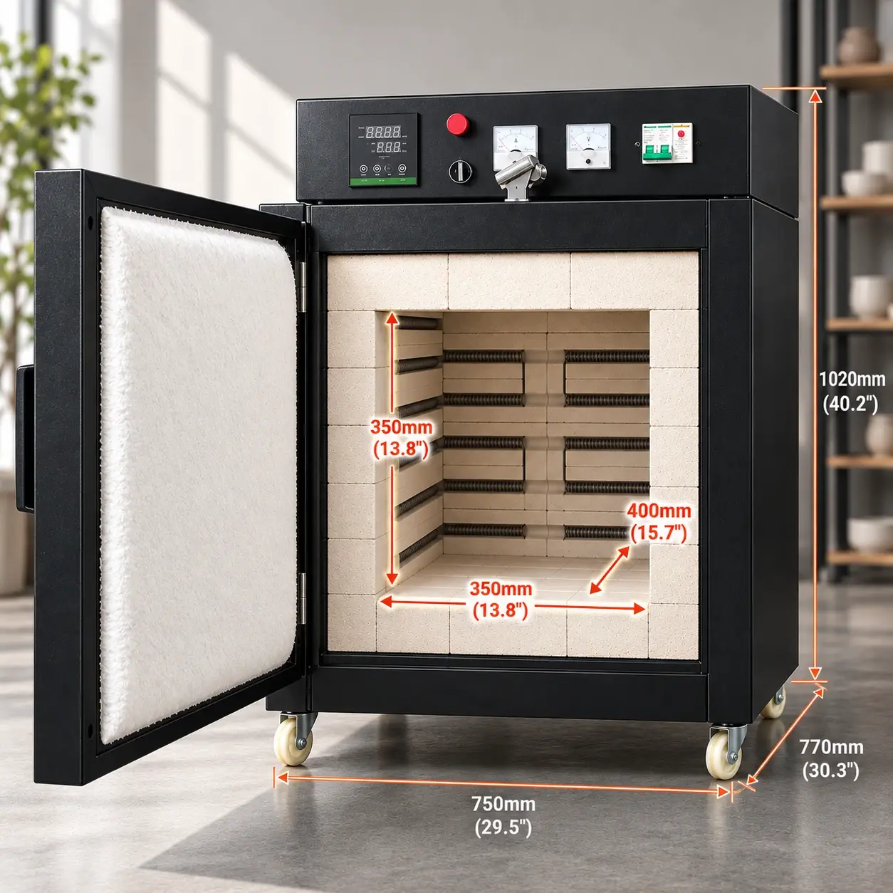 50L Programmable Electric Kiln specification 2