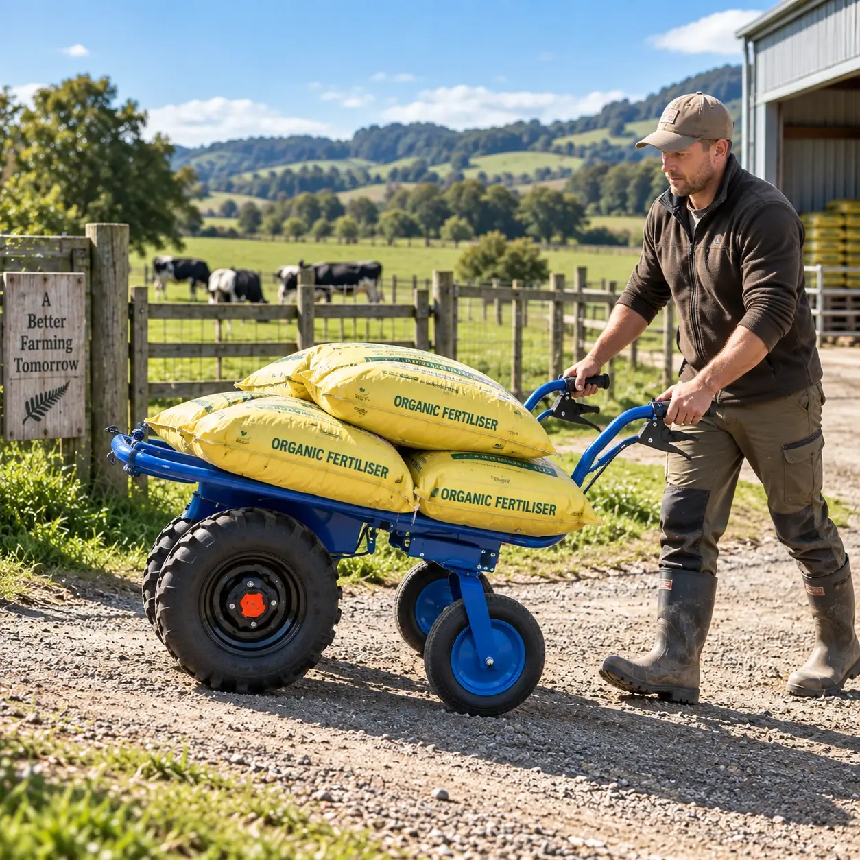 600kg Electric Wheelbarrow view 3