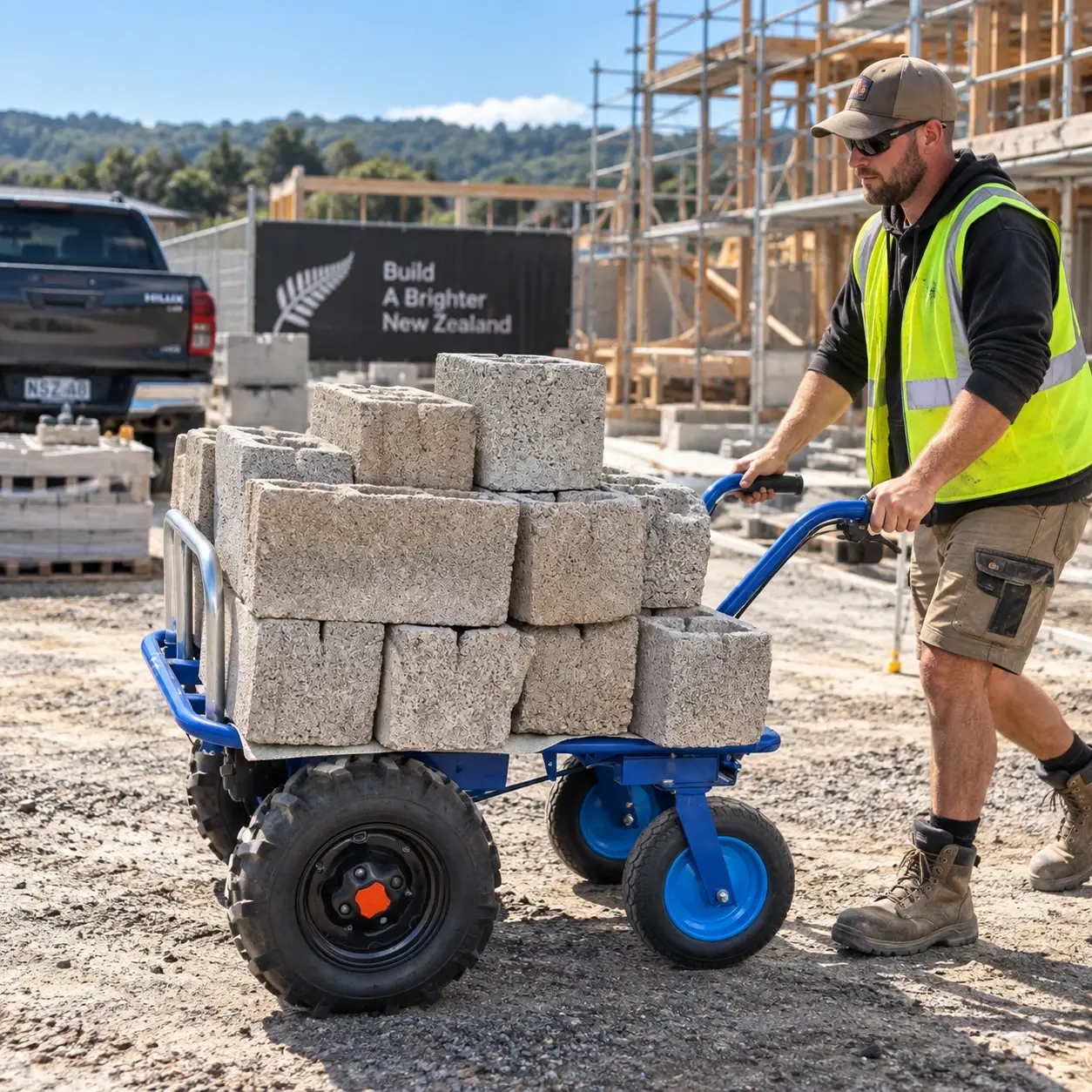 600kg Electric Wheelbarrow view 4