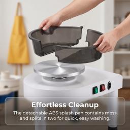 450W White Pottery Wheel view 2