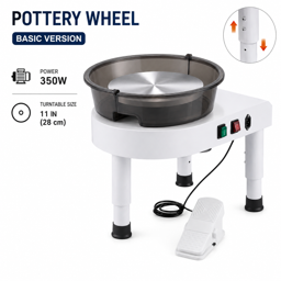 450W White Pottery Wheel view 7