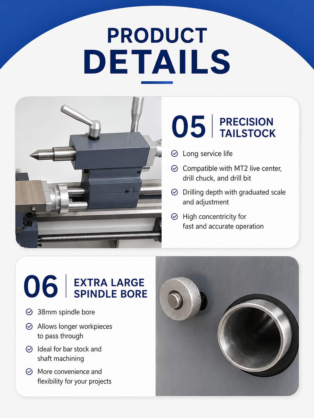 WM210A Lathe view 5