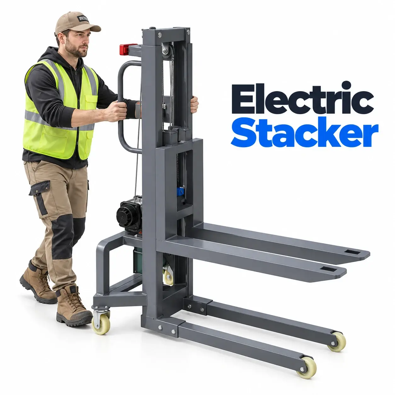 300kg Portable Electric Stacker
